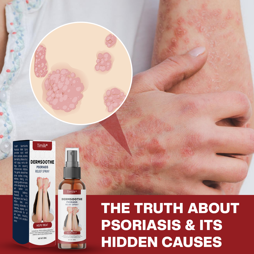 Timilk® DermSoothe Psoriasis Relief Spray —Clinically Tested, FDA-Recognized Formula