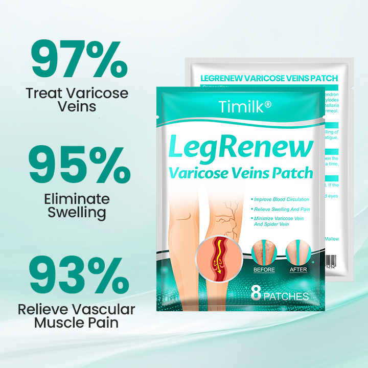 Timilk® LegRenew Varicose Veins Patch💧 24h Relief Microneedle Patch – Naturally Fade Varicose Veins