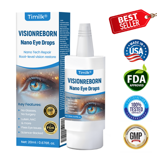 Timilk® VisionReborn Nano Eye Drops — 🌿Nano Actives, Vision Without Surgery