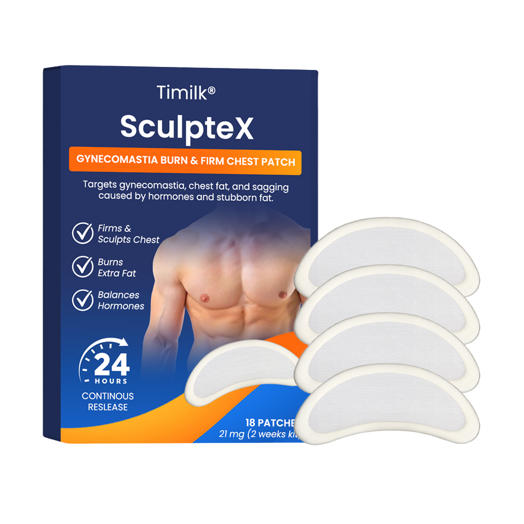 Timilk® SculptXX Gynecomastia Burn & Firm Chest Patch