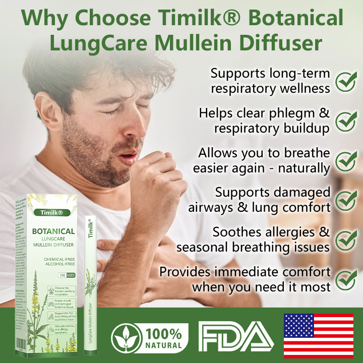 Timilk® Botanical LungCare Mullein Diffuser..