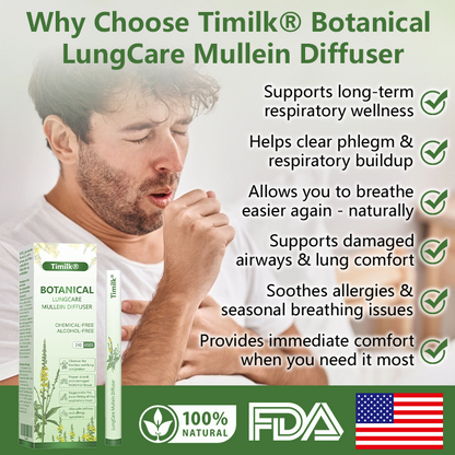 Timilk® Botanical LungCare Mullein Diffuser..
