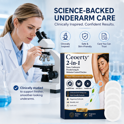 Ceoerty® 2-in-1 Nano Underarm Deodorizing & Melanin-Control Patches