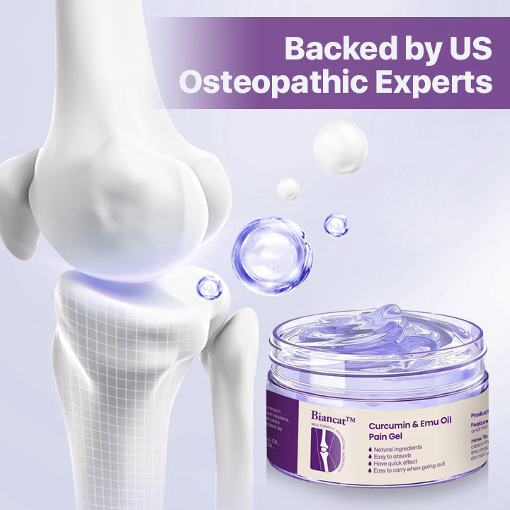 Biancat™ Curcumin & Emu Oil Pain Gel – 🏥Backed by US Osteopathic Experts