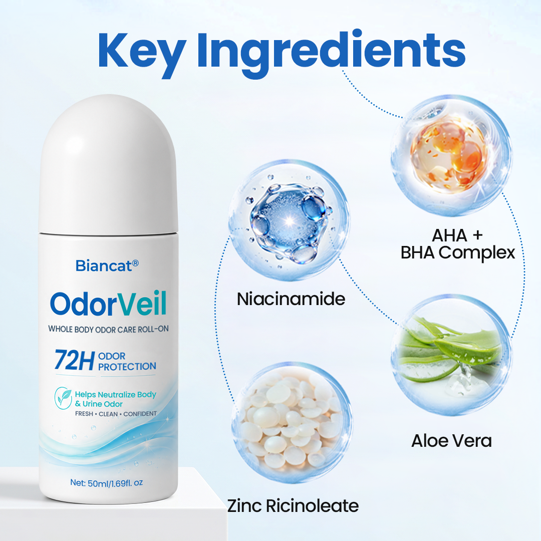 Biancat® OdorVeil Whole Body Odor Care Roll-On.