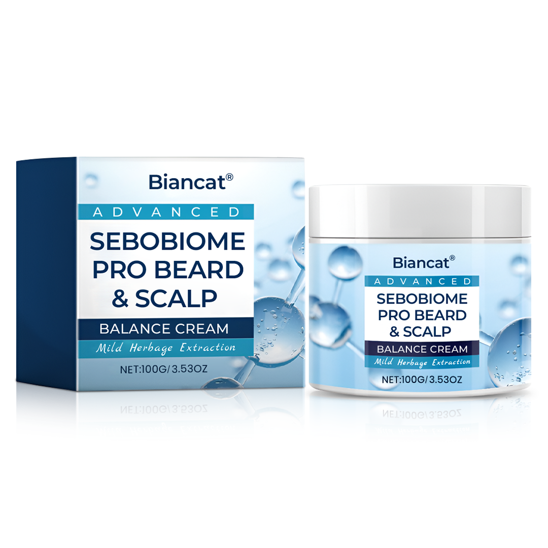🔥 FLAKE-FREE SKIN IN 7 DAYS Biancat® SeboBiome Pro Beard & Scalp Cream