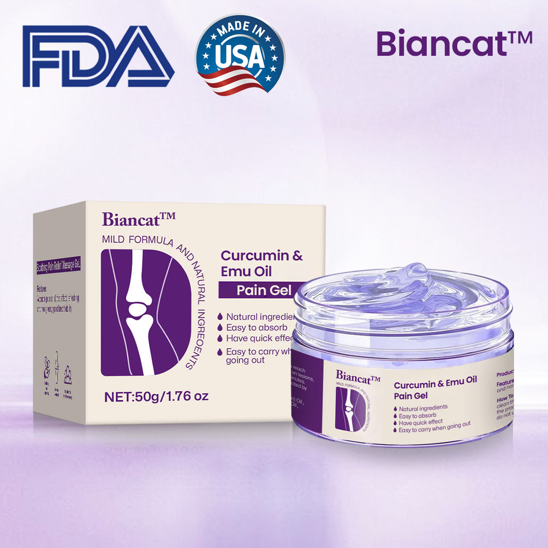 Biancat™ Curcumin & Emu Oil Pain Gel – 🏥Backed by US Osteopathic Experts