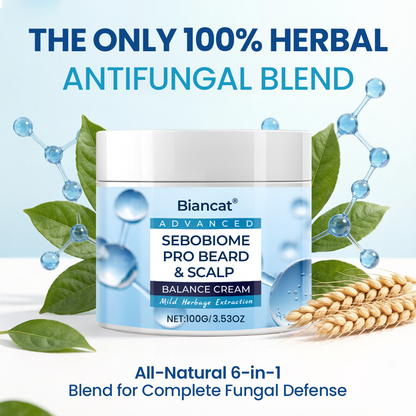 🔥 FLAKE-FREE SKIN IN 7 DAYS Biancat® SeboBiome Pro Beard & Scalp Cream
