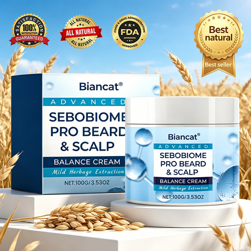 🔥 FLAKE-FREE SKIN IN 7 DAYS Biancat® SeboBiome Pro Beard & Scalp Cream