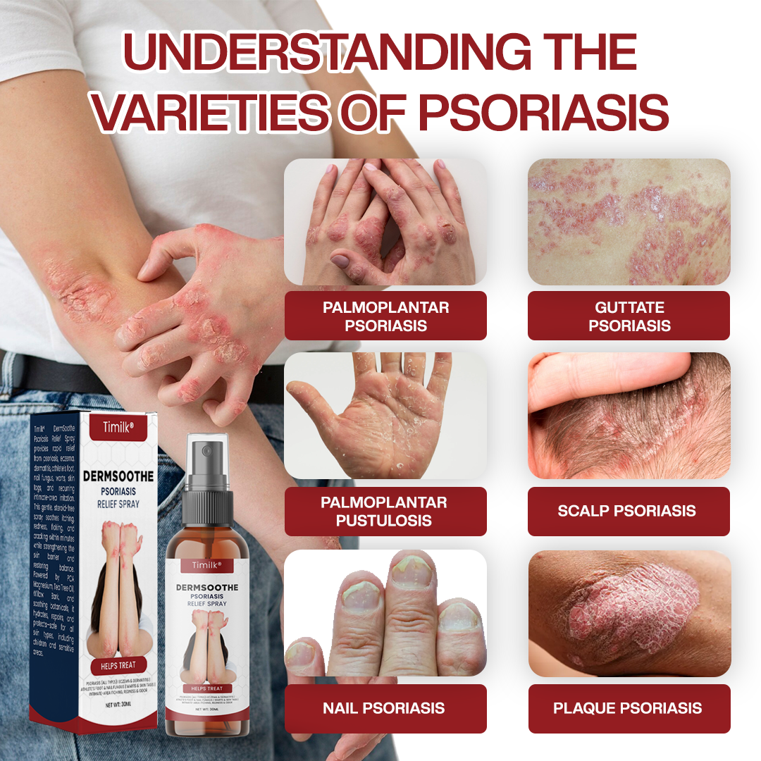 Timilk® DermSoothe Psoriasis Relief Spray —Clinically Tested, FDA-Recognized Formula