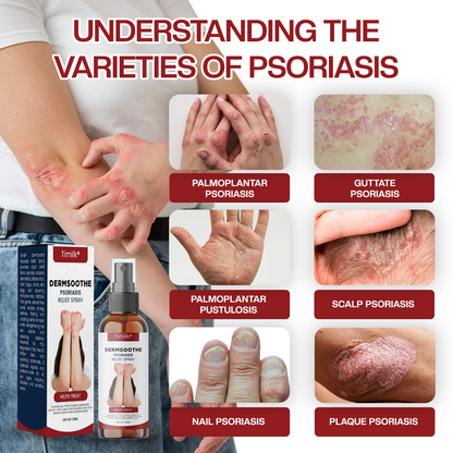 Timilk® DermSoothe Psoriasis Relief Spray —Clinically Tested, FDA-Recognized Formula