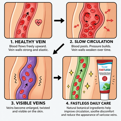 Timilk® FASTLEGS Varicose Vein Cream