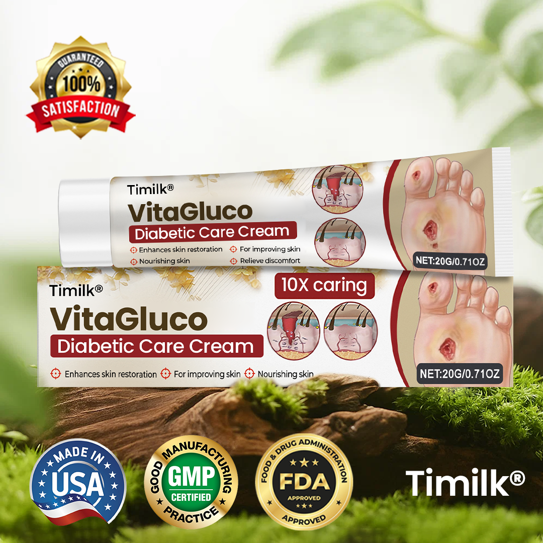 Timilk® VitaGluco Diabetic Care Cream — 48-Hour Visible Swelling Relief