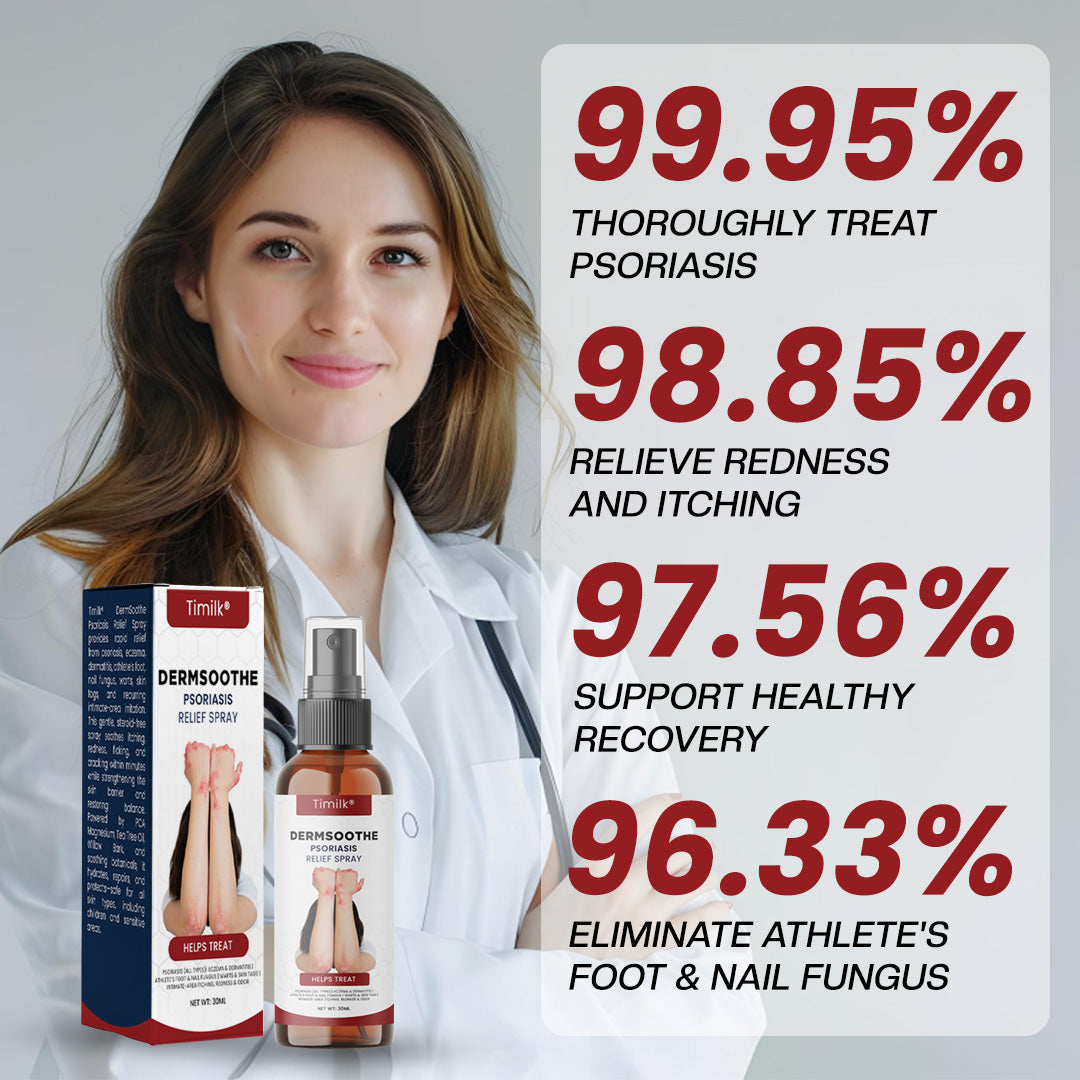 Timilk® DermSoothe Psoriasis Relief Spray —Clinically Tested, FDA-Recognized Formula