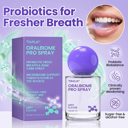 ✨ FRESH-BREATH UPGRADE FOR DAILY USE ✨ Biancat® OralBiome Pro Spray Microbiome Probiotic Spray for Fresh Breath, Gum Comfort & Oral Balance