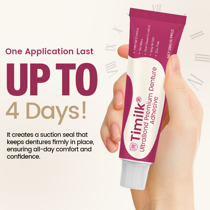 Timilk® UltraBond Premium Denture Adhesive -