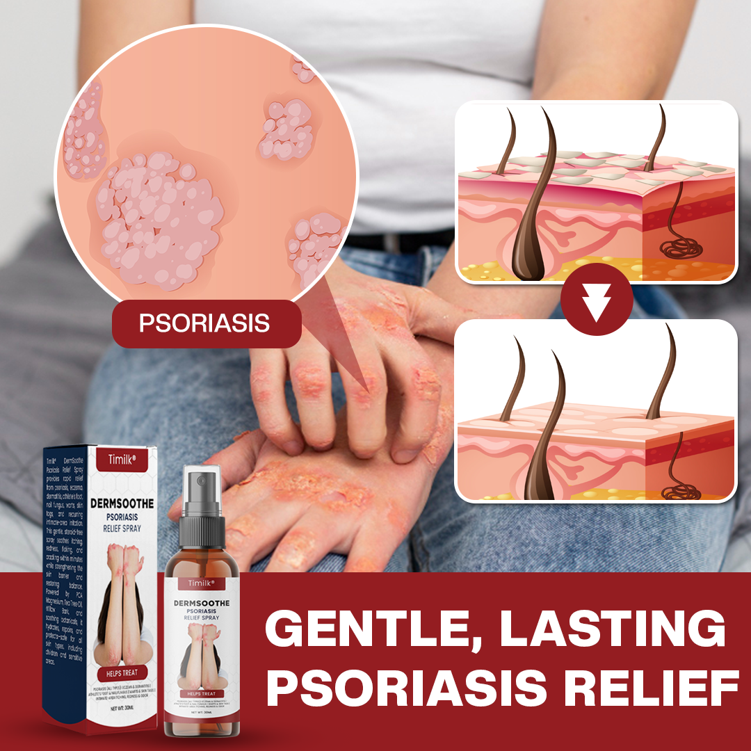 Timilk® DermSoothe Psoriasis Relief Spray —Clinically Tested, FDA-Recognized Formula