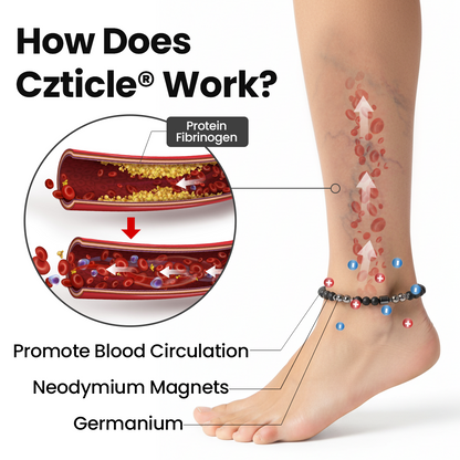 Czticle® Leg Vein Magnet Ankle Bracelet