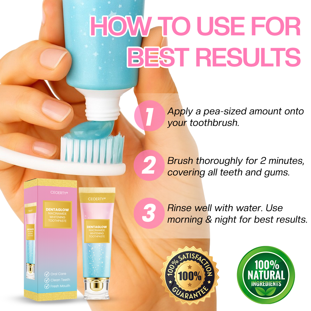 Ceoerty® DentaGlow Niacinamide Whitening Toothpaste