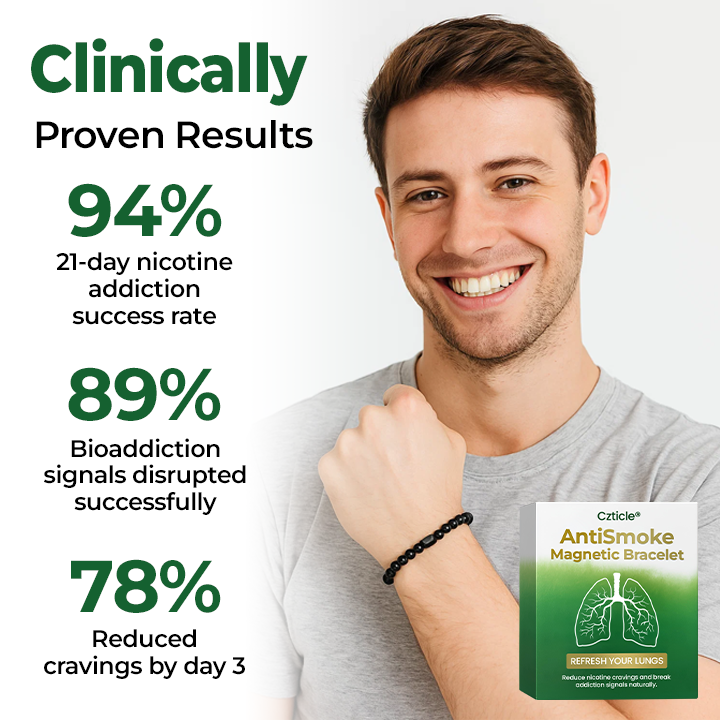 Czticle® AntiSmoke Magnetic Bracelet🌿Disrupts Nicotine Cravings Fast  in 21 Days