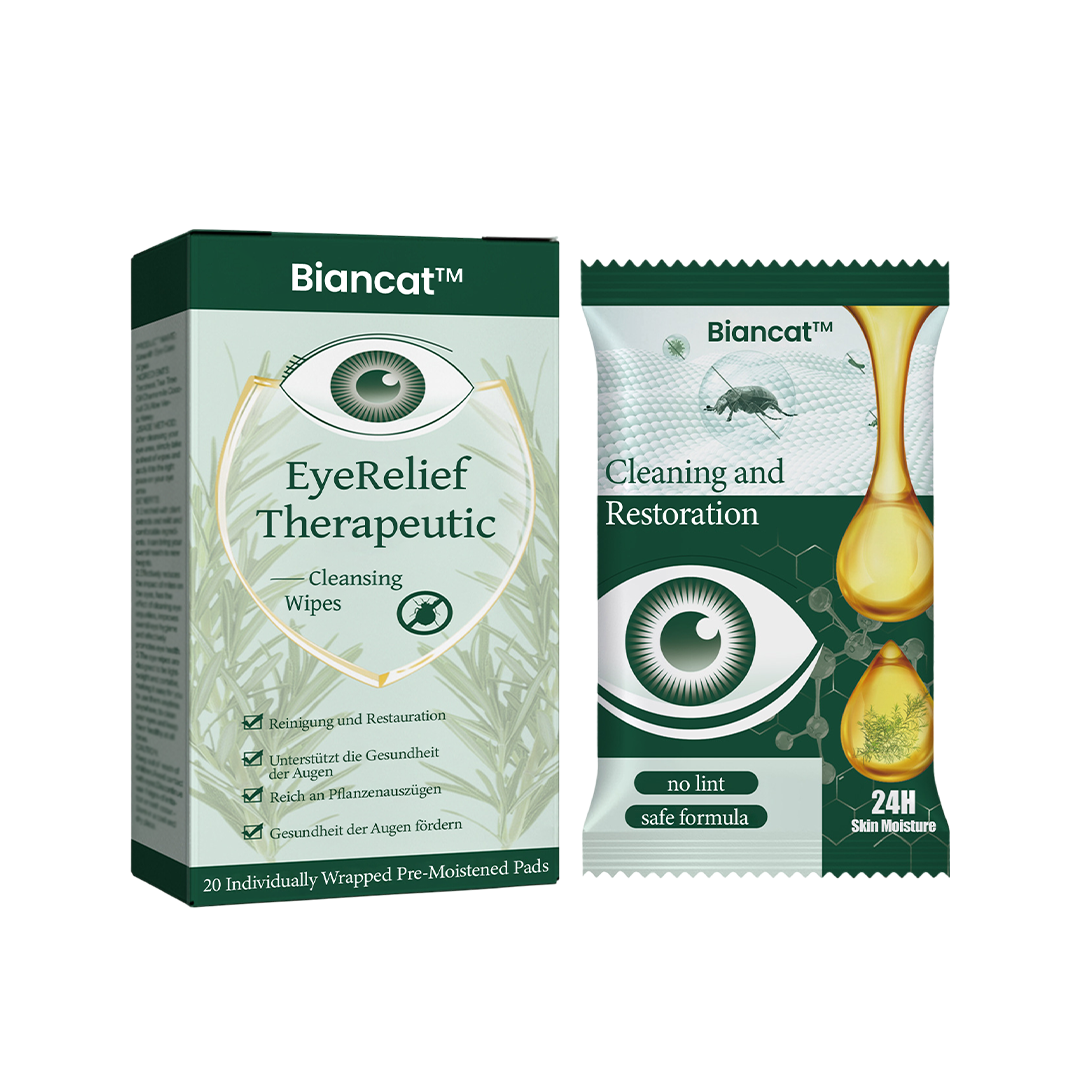 Biancat™ EyeRelief Therapeutic Cleansing Wipes -